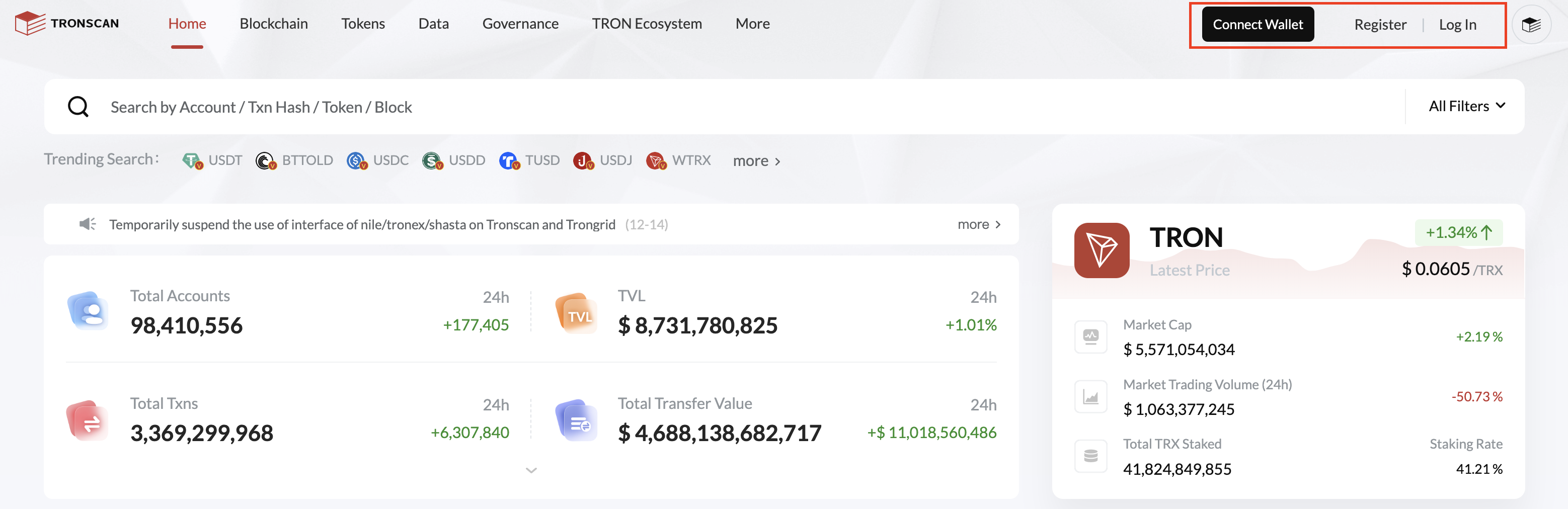 How To Send Tokens On TRONSCAN TRONSCAN Support Center